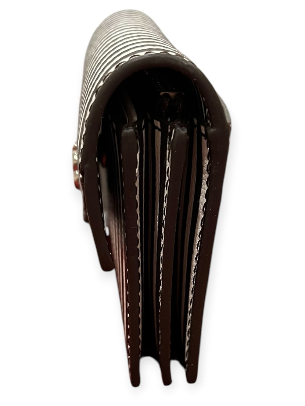 Henri Bendel "Miss Bendel" Centennial Stripe Envelope Wallet / Coin Purse NWT - Picture 4 of 11